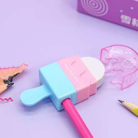 2IN1 SHARPNER+EARASER ICECREAM SHAPE | GBT-51421