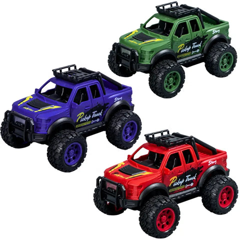 4 Wheels off-road vehicle Friction Powered Trucks Inertia diecast  | NEBHX803 ( COLOR MAY VERY )