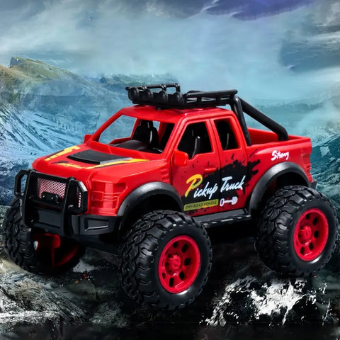 4 Wheels off-road vehicle Friction Powered Trucks Inertia diecast  | NEBHX803 ( COLOR MAY VERY )
