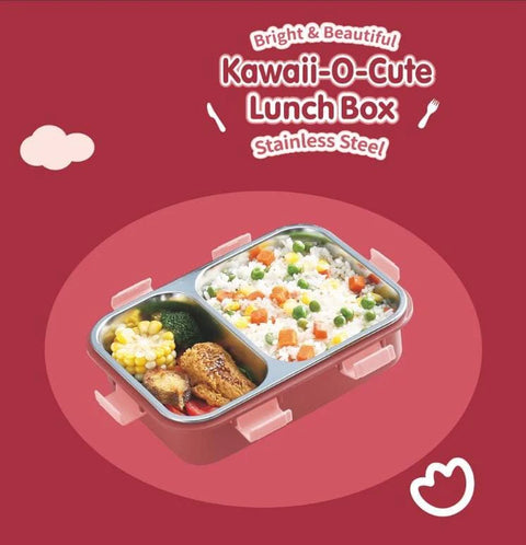 Leak-Proof 2-Compartment 800ml Lunch Box: Fresh, Portable, and Convenient | NELB8939