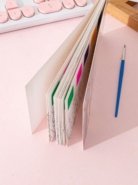 Watercolor Coloring Book | KBX-2182-UN | COLOR AND DESIGN MAY VERY