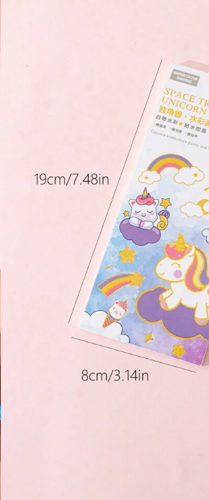 Watercolor Coloring Book | KBX-2182-UN | COLOR AND DESIGN MAY VERY