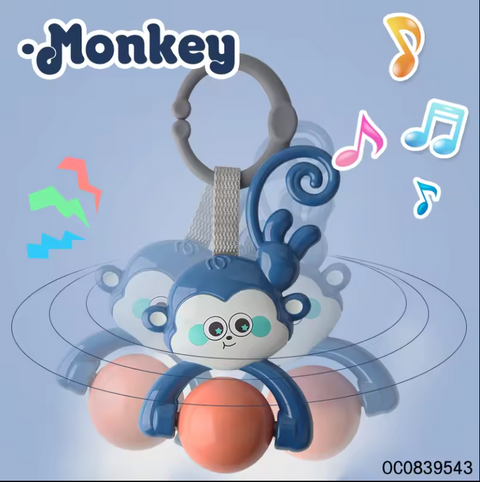 eco-friendy plastic newborn infant rattle | 688-27