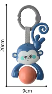 eco-friendy plastic newborn infant rattle | 688-27