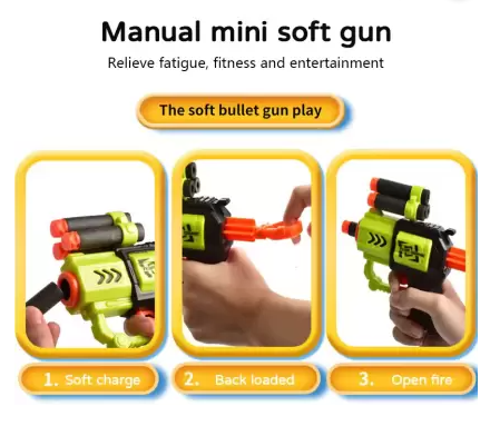 Air Blaster with 10 Safe Soft Foam Bullets | 118A-1