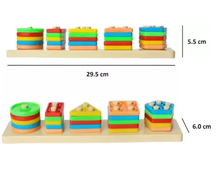Geometric Shape Sorter Puzzle Toy | GSS-68170
