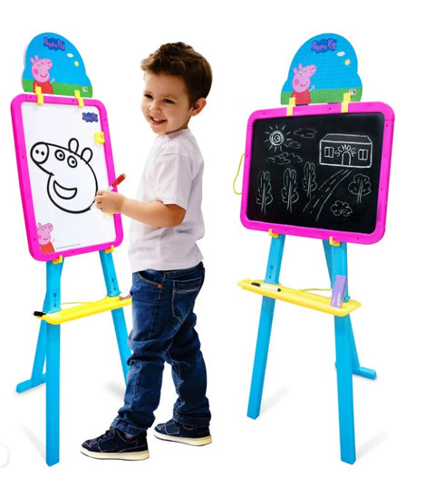 Peppa Pig 8 In 1 Magnetic Learning Easel Board | LO8IN1PEPPAPIG