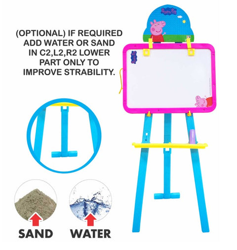 Peppa Pig 8 In 1 Magnetic Learning Easel Board | LO8IN1PEPPAPIG