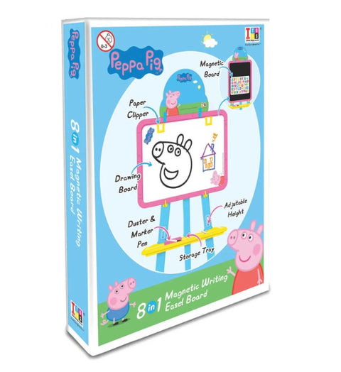 Peppa Pig 8 In 1 Magnetic Learning Easel Board | LO8IN1PEPPAPIG