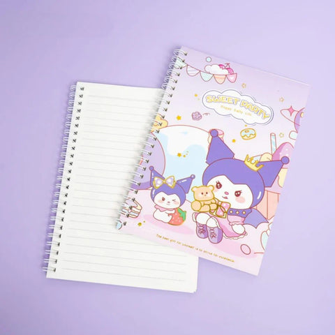 Sweet Party Sanrio Spiral Notebook | TMS-3201 ( Color And Design May Very )