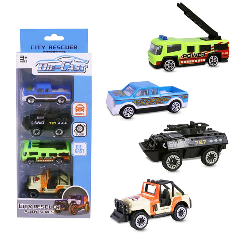 4PC METAL CAR | JM52285