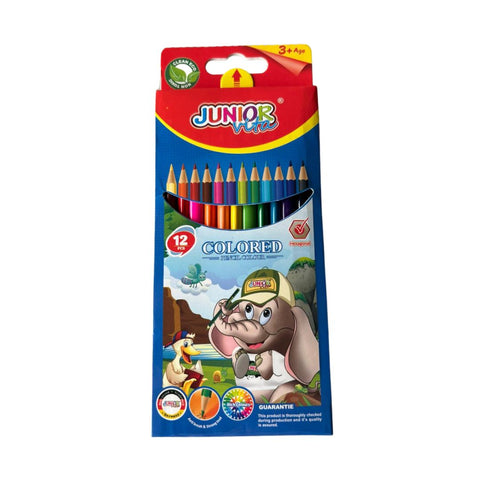 Colored Pencils - 12 Colors - Pre-Sharpened Wooden  | GBT-1468