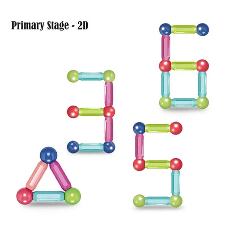 128PCS MAGNETIC STICK BLOCK | FD136-128