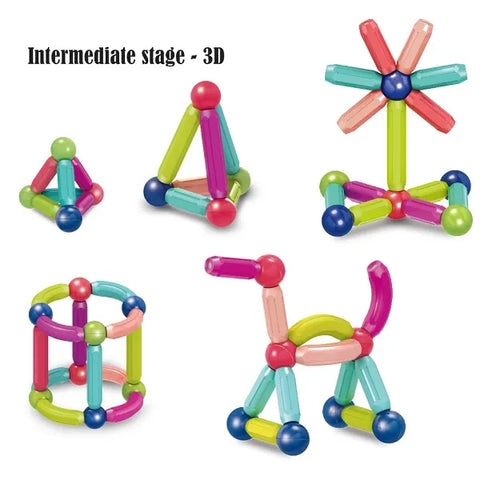 128PCS MAGNETIC STICK BLOCK | FD136-128
