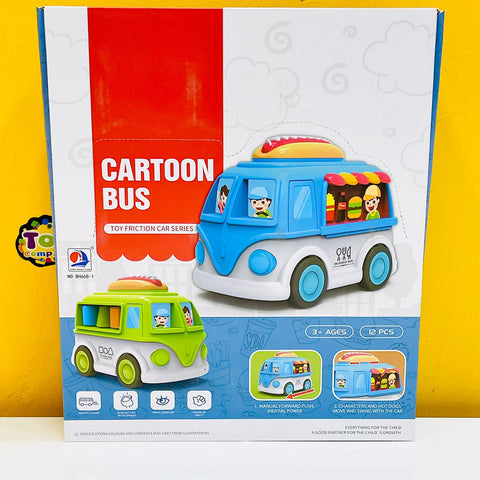 Friction Cartoon Bus Toy |  NEMH168-132