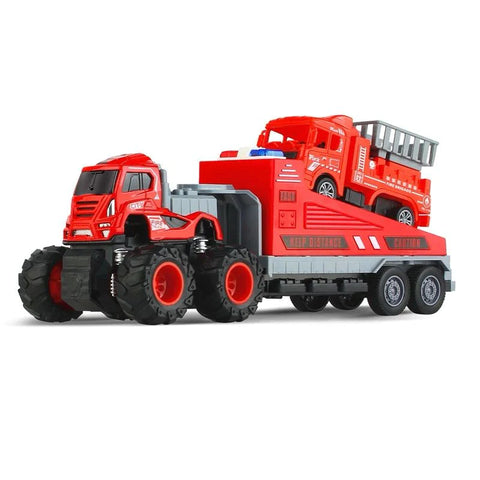 Fire Rescue Truck | Fire Truck ,4 Wheel Drive ,Monster Tiers | KLX600-199/200