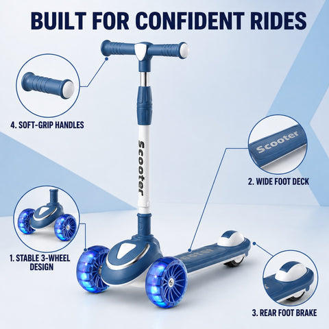 KICK SCOOTER WITH SEAT | SCTO-88