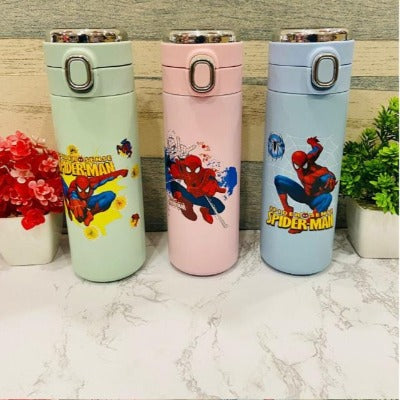Spiderman push button temperature bottle | GBT-791