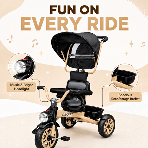 Buzz Tricycle with Canopy for Kids | DT-800