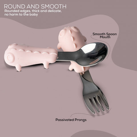 Stainless Steel Baby Spoon Set For Baby Feeding | BYIE383