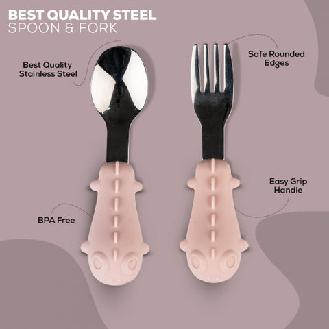 Stainless Steel Baby Spoon Set For Baby Feeding | BYIE383