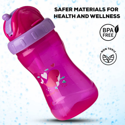 Zoo 340ML BPA Free Anti-Spill Sipper Bottle For Kids | BYIE384