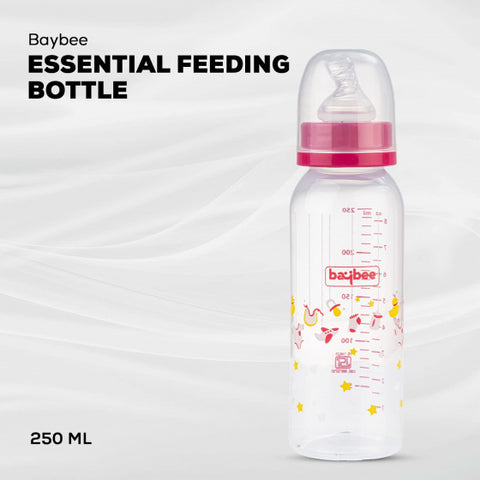 Slim Essential Safe & Non-Toxic, BPA-Free Food-Grade Silicone Baby Feeding Bottle 250ml | BYIE503