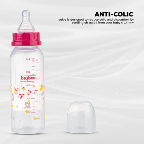 Slim Essential Safe & Non-Toxic, BPA-Free Food-Grade Silicone Baby Feeding Bottle 250ml | BYIE503