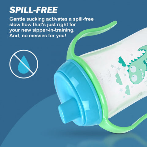 Sipper Bottle For Kids, BPA Free Anti -Spill Sippy Bottle 300ML | BYIE424