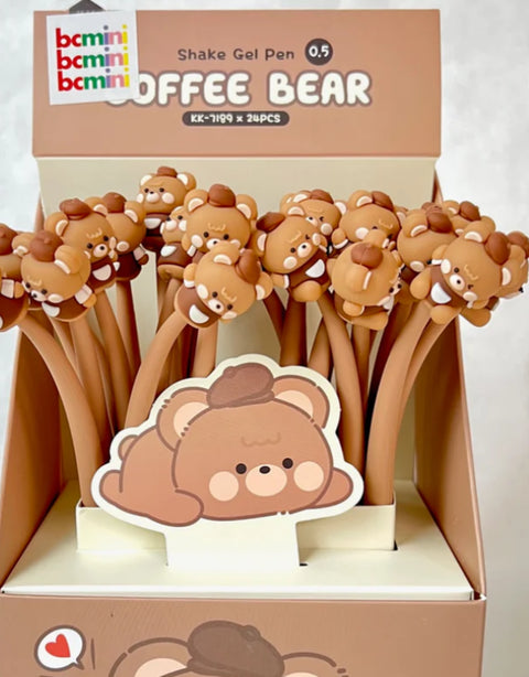 Gel Pen: Coffee Bear Wiggle | KK-7183-7244MX ( Pack Of 1 )
