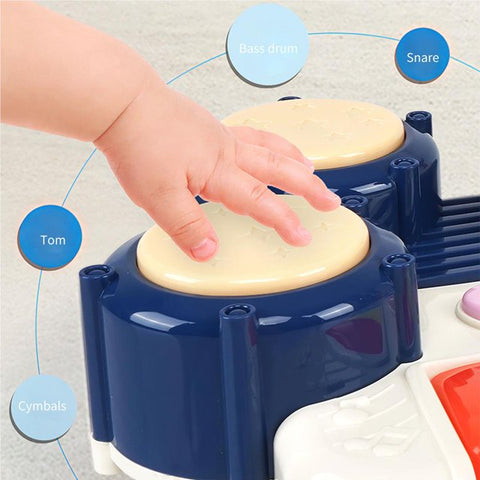 3 in 1 Musical Toys Microphone & Electronic Organ & Drum Kit | DJ241