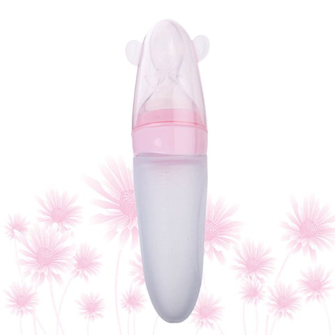 Baby Squeezing Feeding Bottles Rice Paste Bottles Silicone Feeder  | FZ-111C6