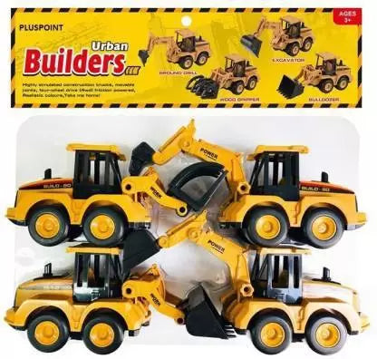 Trucks Play Set Building Vehicles Set | INN-JCB