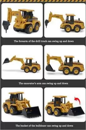 Trucks Play Set Building Vehicles Set | INN-JCB