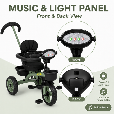 Remix Tricycle Musical Without Canopy for Kids | AL-RRM