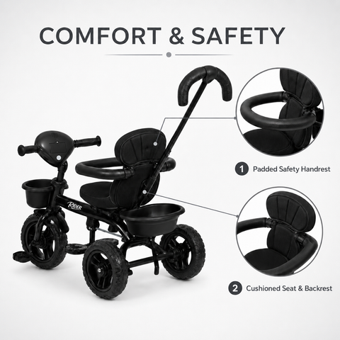 Remix Tricycle Musical Without Canopy for Kids | AL-RRM