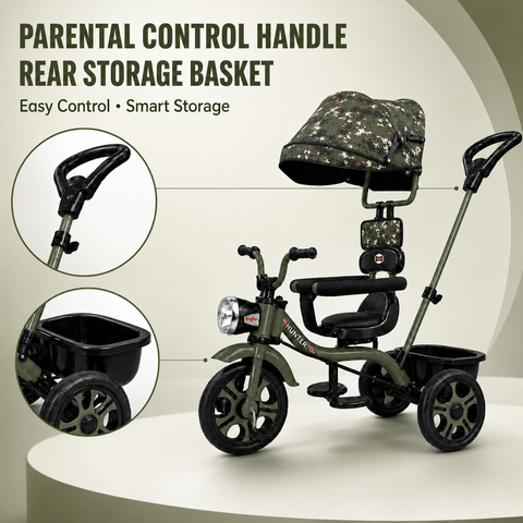 Hunter Tricycle with Canopy for Kids | DT-130