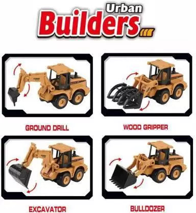 Trucks Play Set Building Vehicles Set | INN-JCB