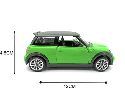 1:32 Scale Diecast Metal Body Mini Cooper Pull Back Car  | LO998-5