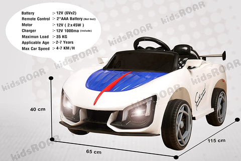 Electric Car For Kids | With Remote & 3D Lights | 1189 Car