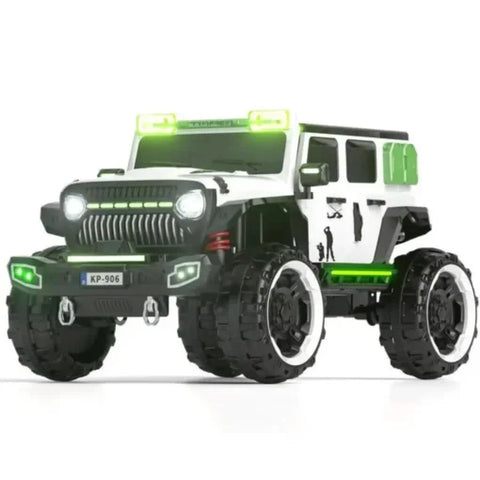 Conquer Trails: KP-906 Kids Electric Hummer Jeep with 4x4 Wheel Drive