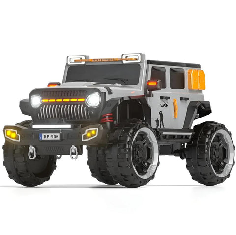 Conquer Trails: KP-906 Kids Electric Hummer Jeep with 4x4 Wheel Drive
