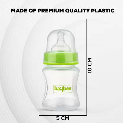 Natural Flow Baby Feeding Bottle, Leak Proof Milk Feeding Bottle for New Born - 60 ml | BYIE506