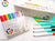 Acrylic Marker 12 Color Set | HMC-9009-12