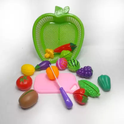 Sliceable Vegetables Fruits Cutting Kitchen Play Toy Set | HMC-5045