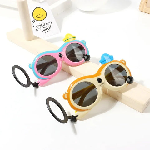 Cartoon Dog Design Sunglasses: Protecting Kids' Eyes with Style | 3716MX | COLOR AND PRINTS MAY VERY