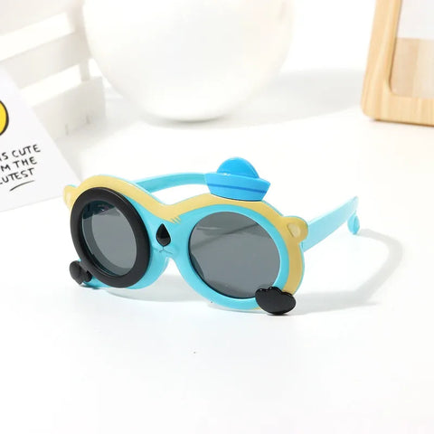Cartoon Dog Design Sunglasses: Protecting Kids' Eyes with Style | 3716MX | COLOR AND PRINTS MAY VERY