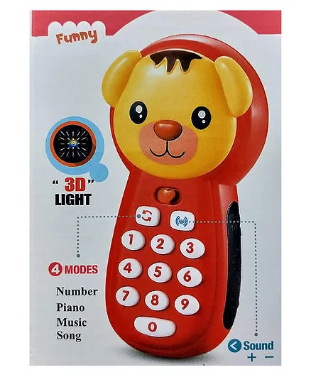 Funny Musical Mobile Toy Phone With LED Screen Light with Music | LOX2019 BABY PHONE