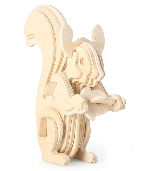 Woodlz 3D Wooden Airplane Puzzle - 35 Pieces | INT216 WOODLZ 3D PUZZLE