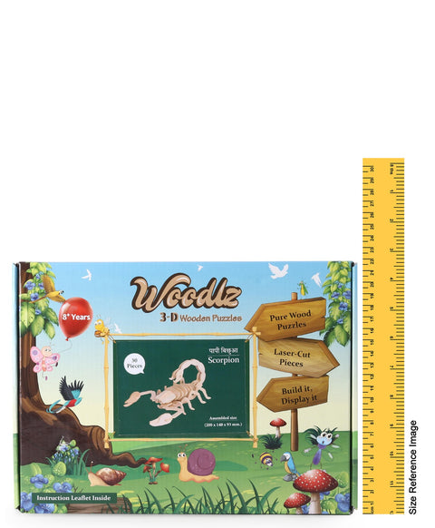 Woodlz 3D Wooden Airplane Puzzle - 35 Pieces | INT216 WOODLZ 3D PUZZLE